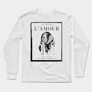 L`Amour Love Frensh Art Long Sleeve T-Shirt